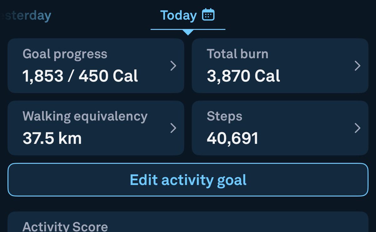 SotaOnchain's tweet image. 一日歩いた距離、自己ベストを更新した🚶