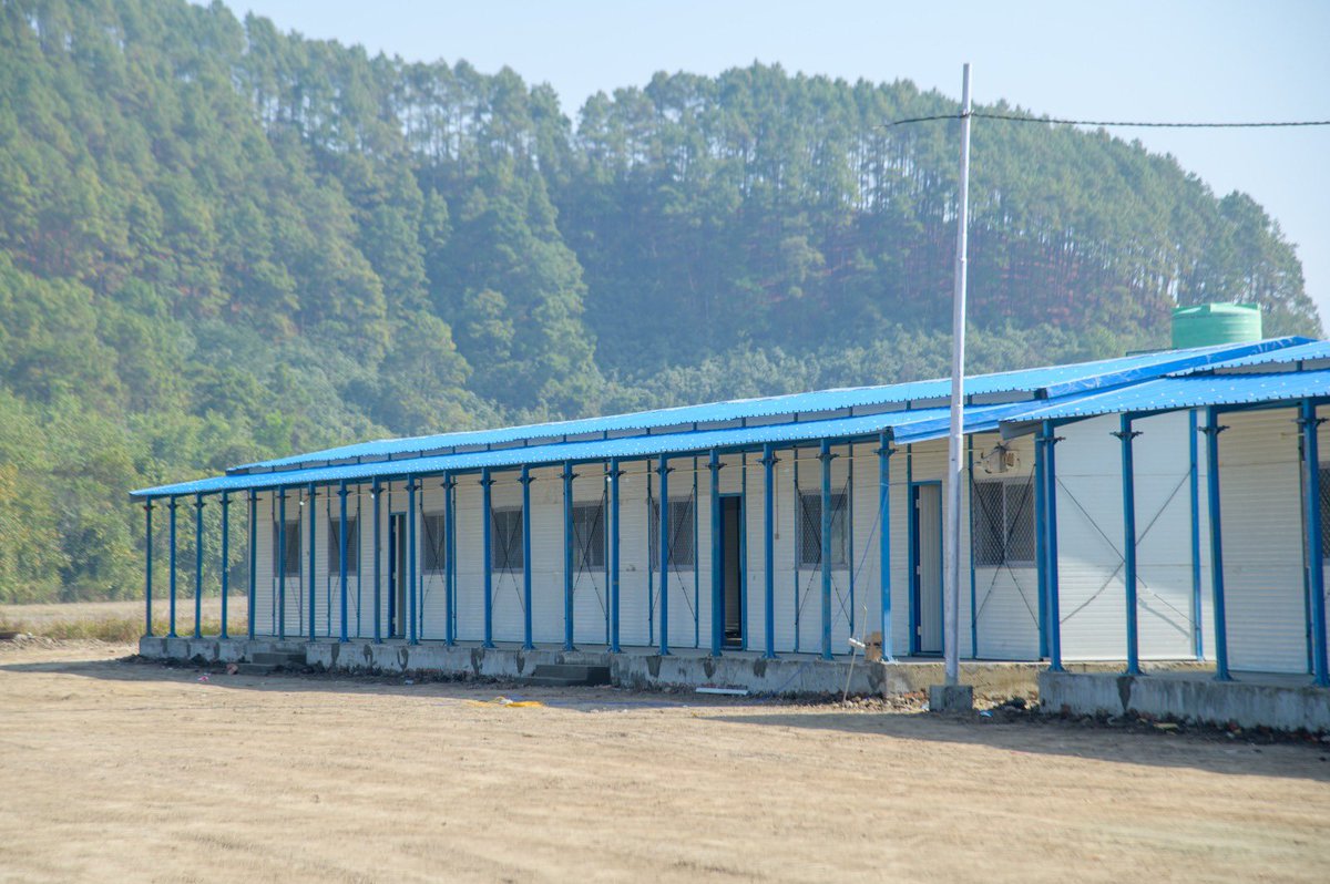 Today, I visited the Manipur Police Training Centre at Pangei to inspect the newly constructed barrack, which will soon be utilized for training purposes.

Given the current law and order situation in the state, the newly recruited constables will undergo specialized training.