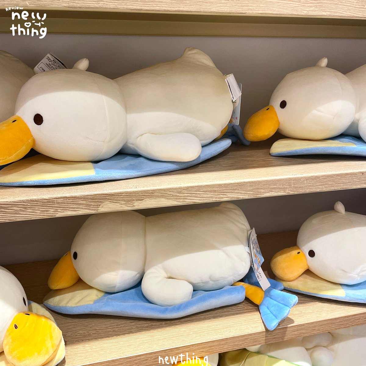 reviewnewthing's tweet photo. ตุ๊กตาน้องเป็ดว่ายน้ำ Miniso มีน้องอีกหลายแบบเลย ตัวใหญ่นุ่มนิ่มน่ารักมากก🐤🐣 https://t.co/OkOPJ1cjYB
