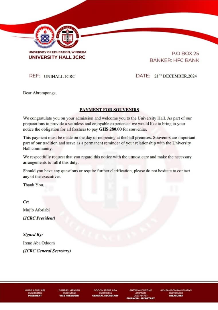 Kindly let's take note ✍️ and be guided ✍️

ISSUED BY
NINA SUGLO
(PRO)