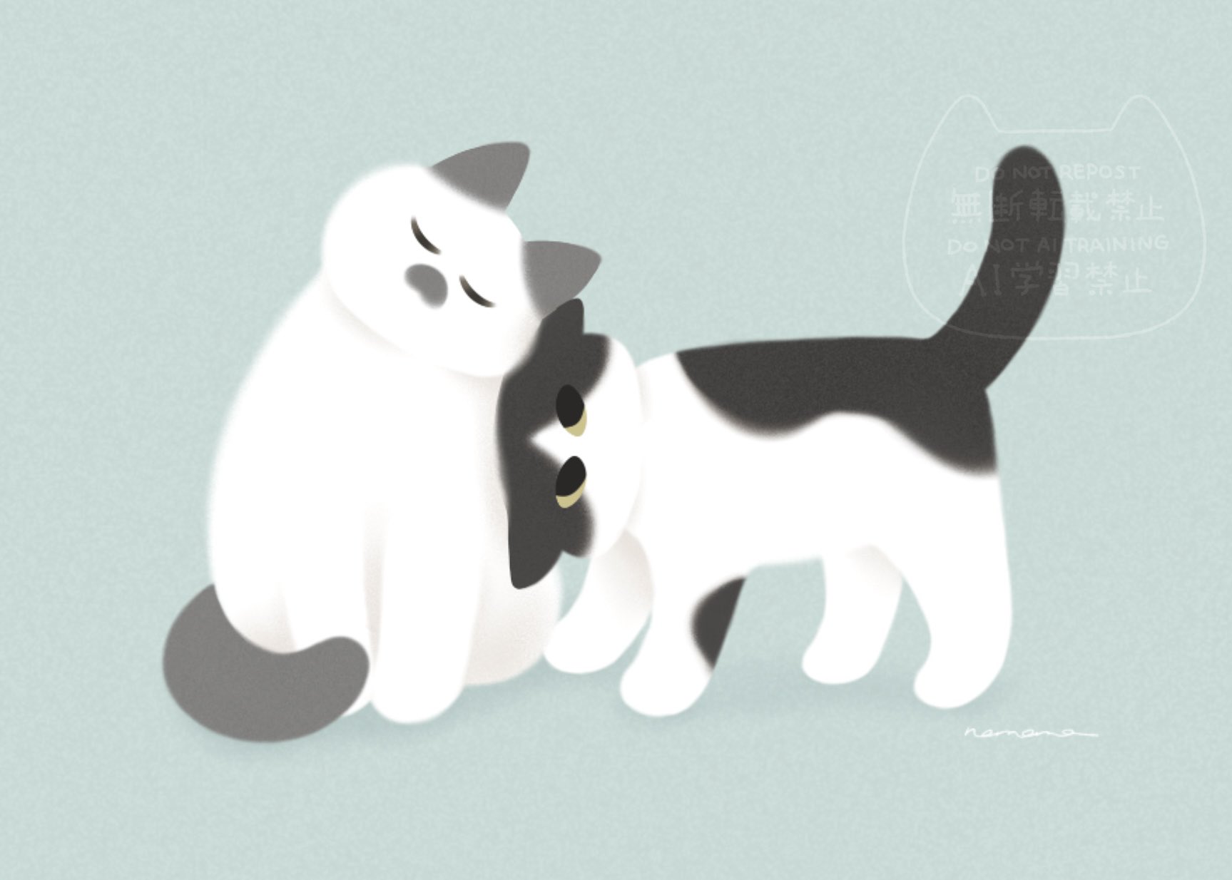 ■なな■クリーブ　猫ちゃんの絵 □なな□クリーブ 猫ちゃんの絵 7CATS (@7hiki_no_neko) / X