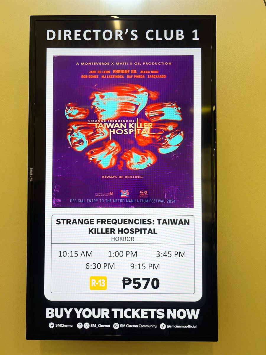 CdoLifestyle's tweet photo. 🎥 How far would you go for a million views? 🤳🏻

Catch Strange Frequencies: Taiwan Killer Hospital at MMFF 2024—if you can handle the fear. 😨 

#StrangeFrequencies #MMFF2024 #HorrorMovie #TaiwanKillerHospital #CDOLifestyle https://t.co/svk2Im3yBw