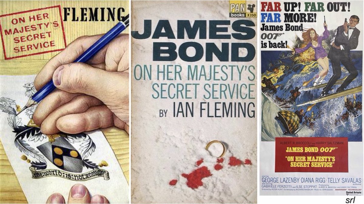 SaveRedlandLibr's tweet photo. 9:25am TODAY on @ITV 

The 1969  #JamesBond film🎥 “On Her Majesty's Secret Service" directed by #PeterRHunt from a screenplay by Richard Maibaum and based on #IanFleming’s 1963 novel📖

🌟#GeorgeLazenby #DianaRigg #TellySavalas #BernardLee #GabrieleFerzetti https://t.co/Ku2ENv8CMp