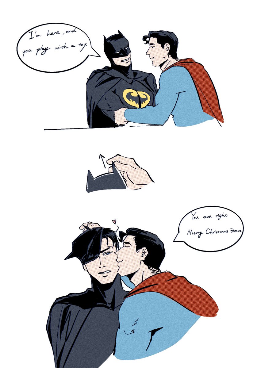 XueGaoCold's tweet photo. please say Merry Christmas face to face🥰

#SuperBat https://t.co/kJcZFSOzVr