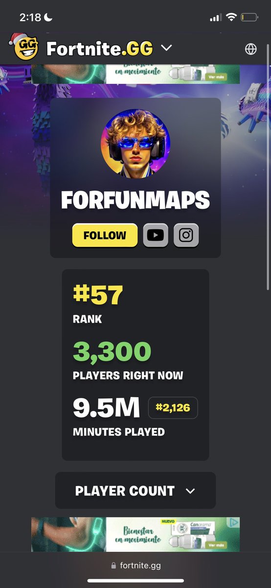 ForFunMaps's tweet photo. 3.3k players, new record reached withought discovery in our map INFINITE COIN RAIL https://t.co/bEXVlG9CgG