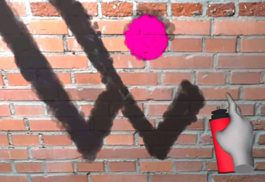 WebXREngine's tweet photo. 🎨Dream of being a graffiti artist?
Try Spray Spaces by @VhiteRabbitVR on @heyVR_io - for free! Transform any space into a digital canvas with this #WebXR experience.
Link in the comments 👇
#WonderlandEngine #WebXR #WebGL #WebGameDev #GameDevJS #WebGames #WebVR #WebAR #3DGameEngine #TechUpdates #SoftwareDevelopment #GraphicsProgramming