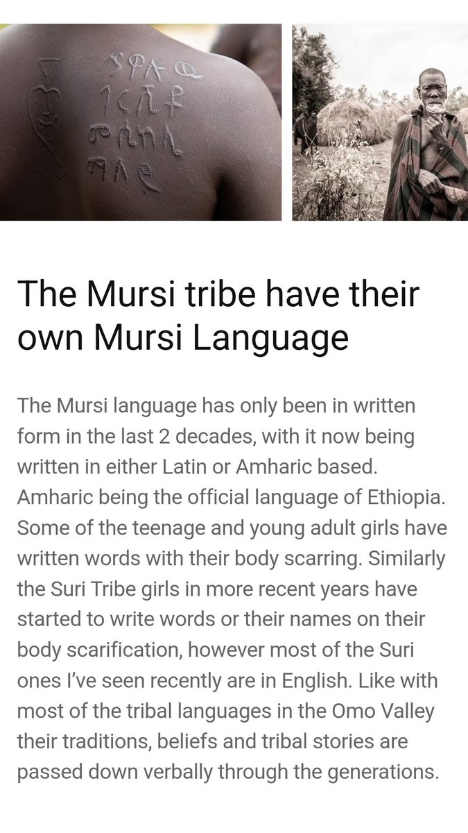 LolaMenee's tweet image. Mes Parents m'ont dit que les peuples #Mursi #Éthiopie et tout les peuples qui ont des rites qui les empêche de parler ... c'est car ces peuples sont tellement puissant dans leur paroles ... que le mieux c'est que leur paroles soit limité.

J'y croyais moyens ... et puis j'ai vu