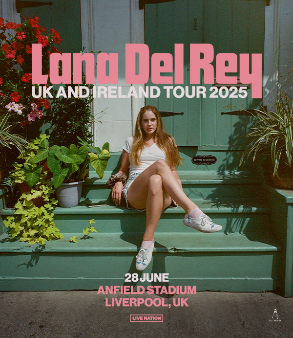 𝐃𝐨𝐰𝐧𝐭𝐨𝐰𝐧 𝐑𝐞𝐜𝐨𝐦𝐦𝐞𝐧𝐝𝐬 | Liverpool FC are pleased to announce that Lana Del Rey will be coming to Anfield Stadium on Saturday 28th June 2025 as part of her UK and Ireland Tour 2025. sbee.link/dkqpft7yba