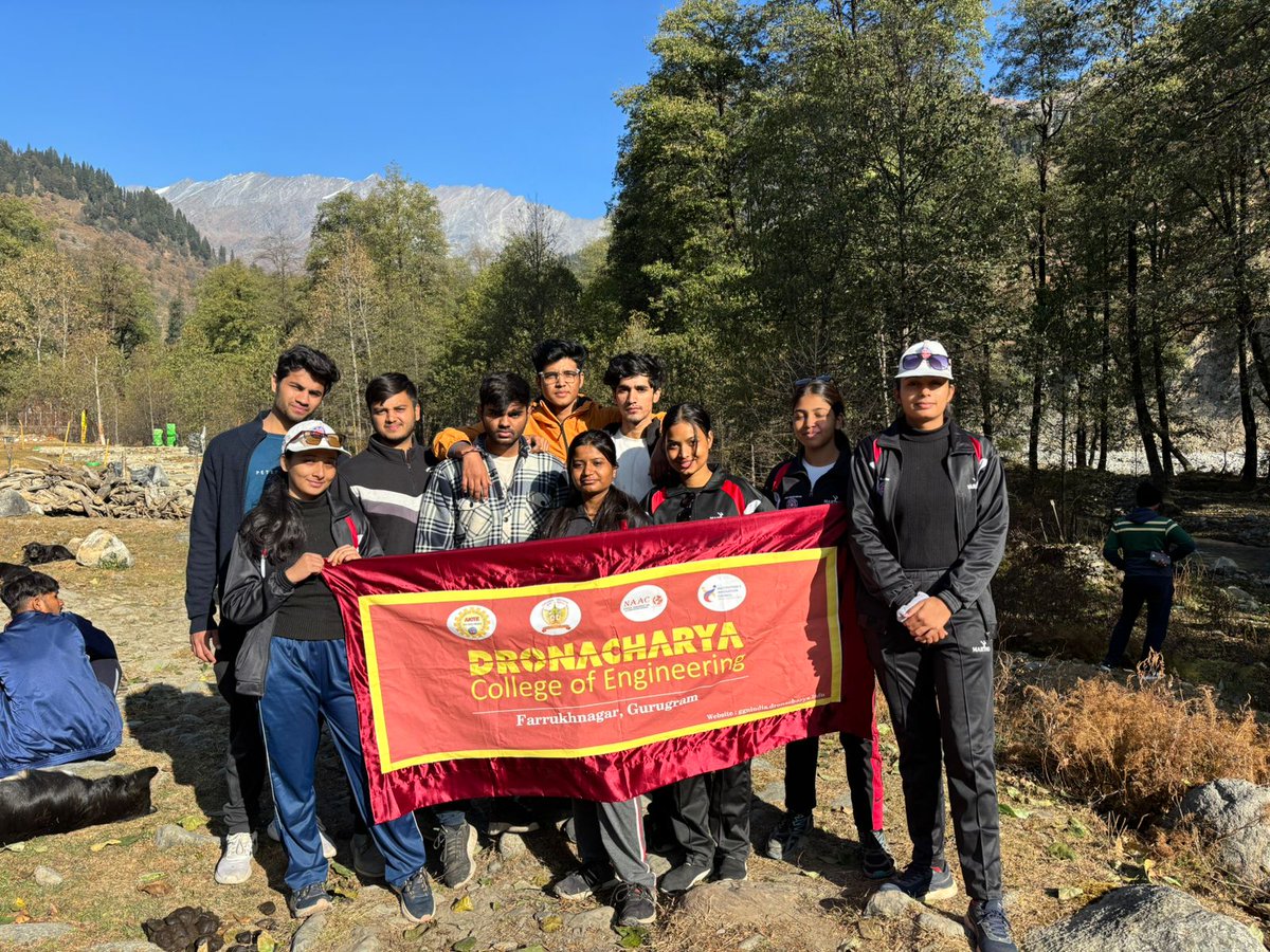 DCENSS1's tweet photo. NSS Adventure Camp in Manali! 

From Nov 5-14, our #NSSvolunteers challenged themselves at ABVIMAS, with trekking , mountaineering , and para-sailing —building resilience, teamwork, and unforgettable memories in the mountains.

#NSSAdventureCamp #Manali2024 #YouthEmpowerment #DCE https://t.co/OdzhrTnMNJ