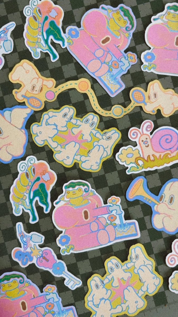 more free sticker designs one for every calendar order! picked at random ♥︎