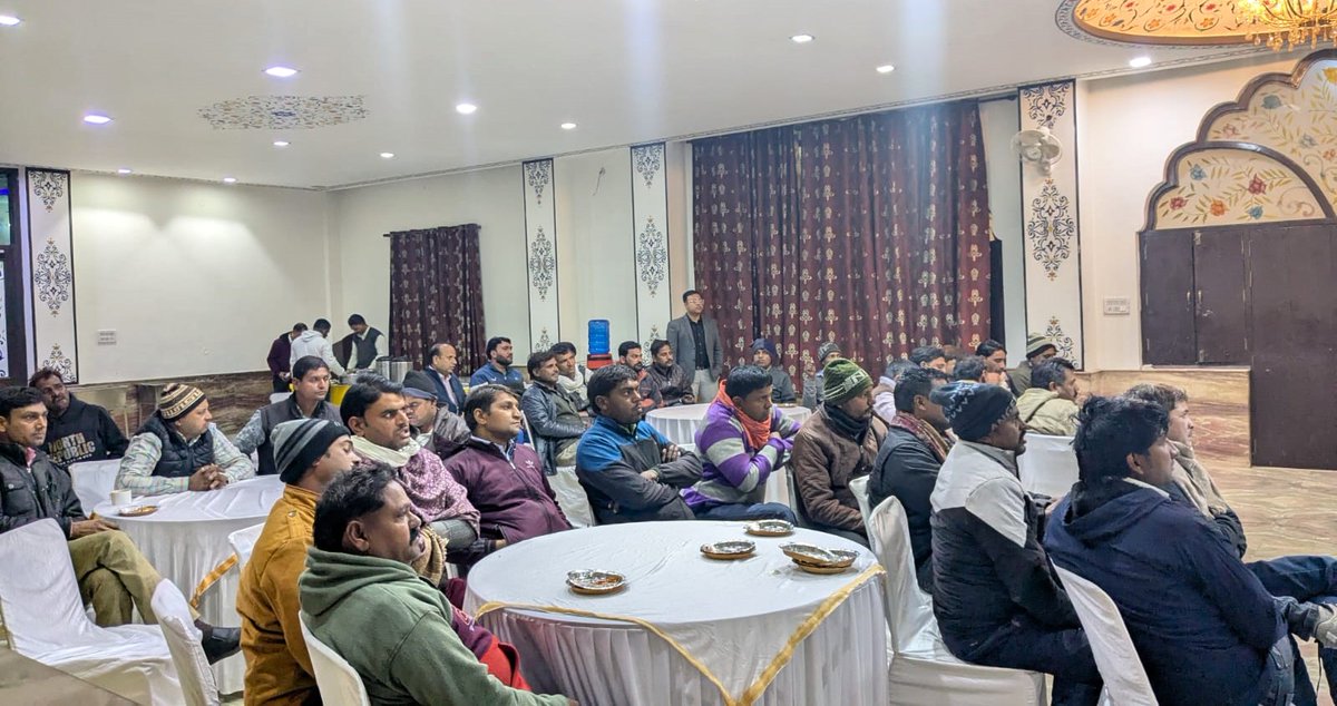 SetcoAutomotive's tweet photo. Our mechanic meet in Jaipur was an exciting day filled with skill-building, clutch insights and lot of engaging interaction with mechanics dedicated to keeping vehicles running smoothly with our products.

#SetcoAutoSystems #Clutchleaders #Leadersintruckparts #Mechanictraining https://t.co/nSiTqu65Ee