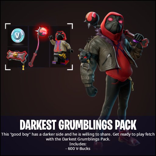 CupidGifts999's tweet photo. 🚨GIVEAWAY ALERT🚨

Darkest Grumblings Pack + 600 V-Bucks XBOX LIVE - SOUTH AFRICA 🇿🇦 

Like 👍🏼 &amp; Retweet ♻️
Tag a friend 💜

Goodluck to all who enter! 🤞🏼 https://t.co/MX5mhjRJtM