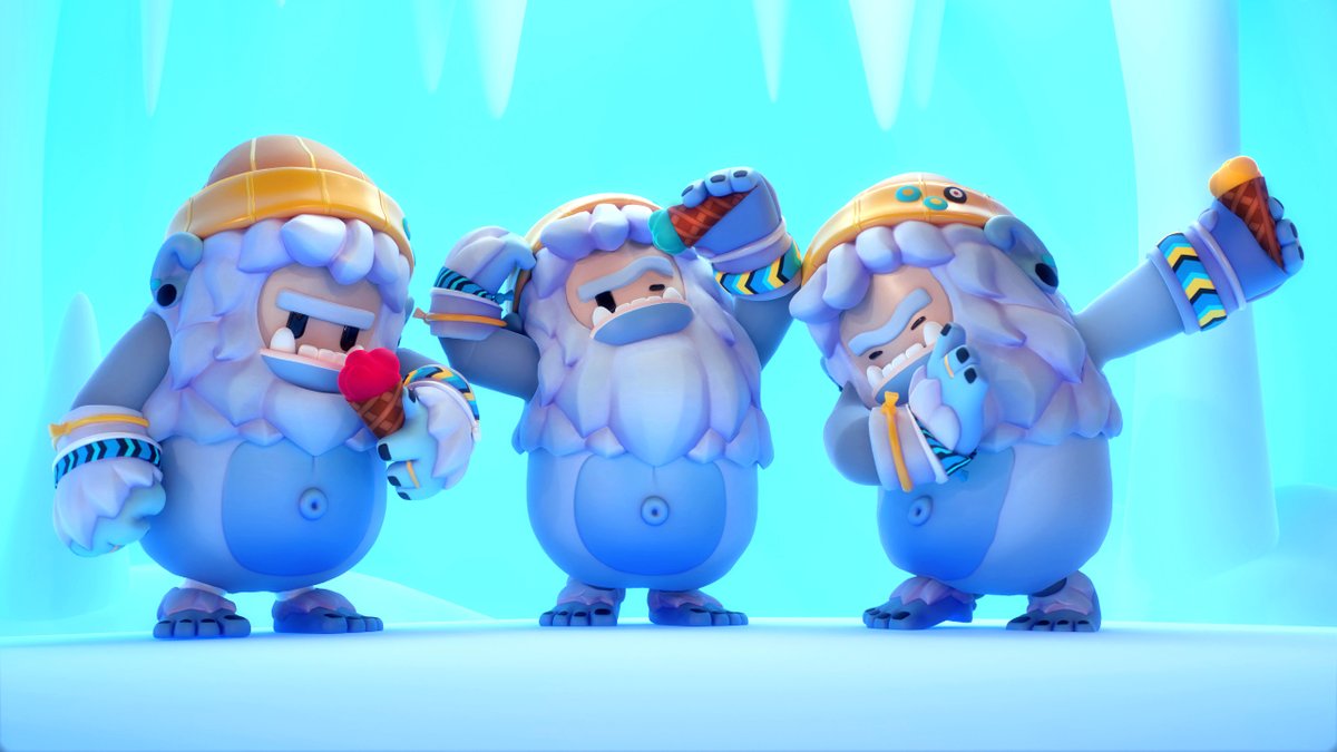 FallGuysKR's tweet image. 나와 내 친구들입니다. 예티가이가 다시 상점으로 돌아왔기 때문입니다 🍦

#폴가이즈