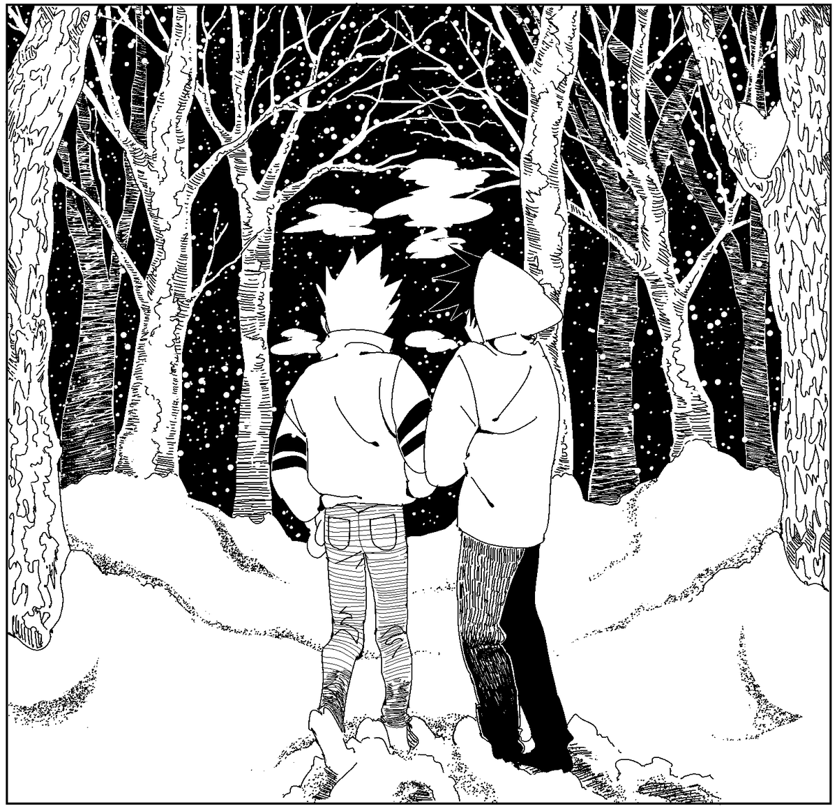 the sound of snow is loud 