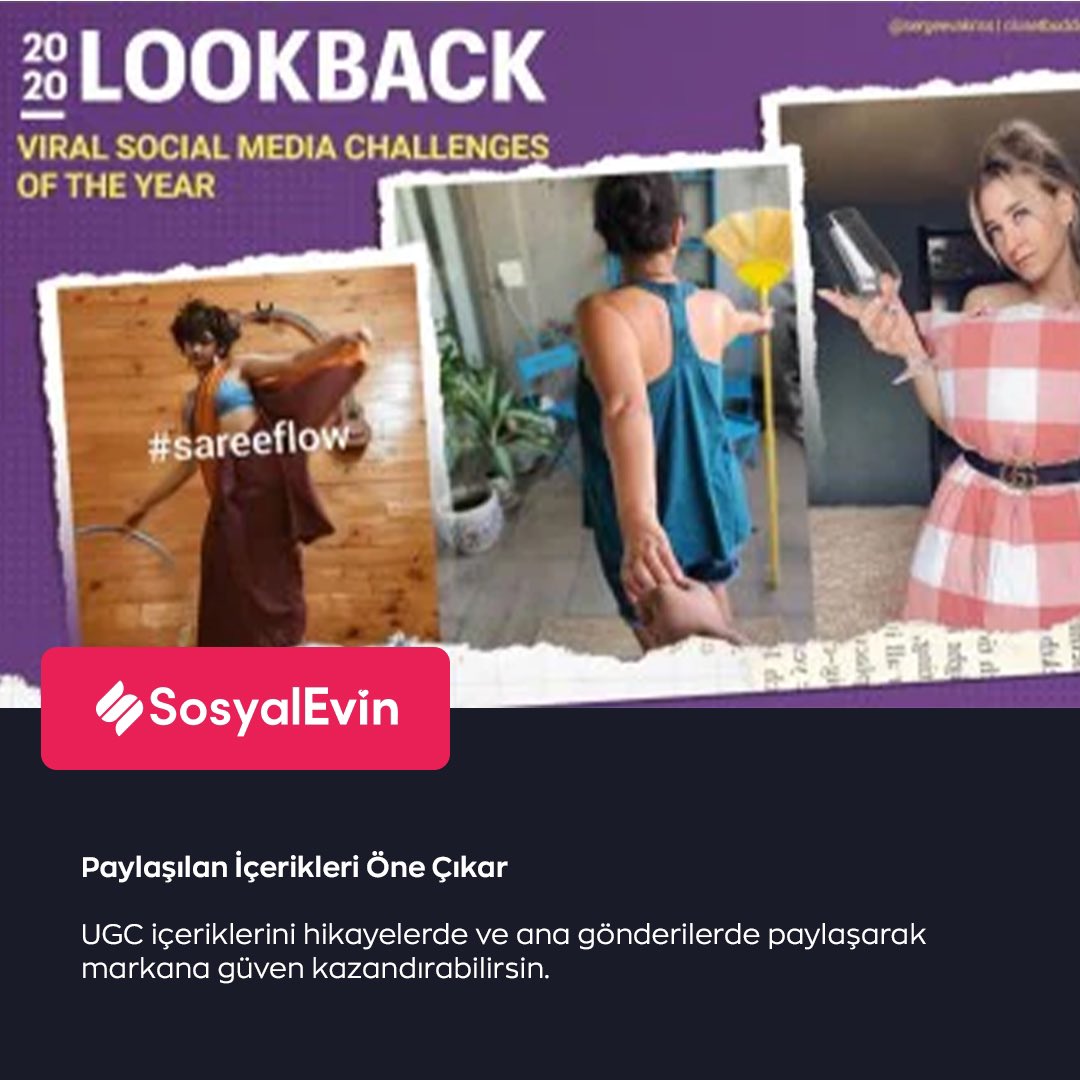 Sosyal medyada dönem UGC dönemi! 📸