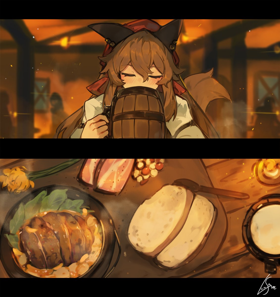 FANBOXで描き貯めてたツァナちゃんのイラスト