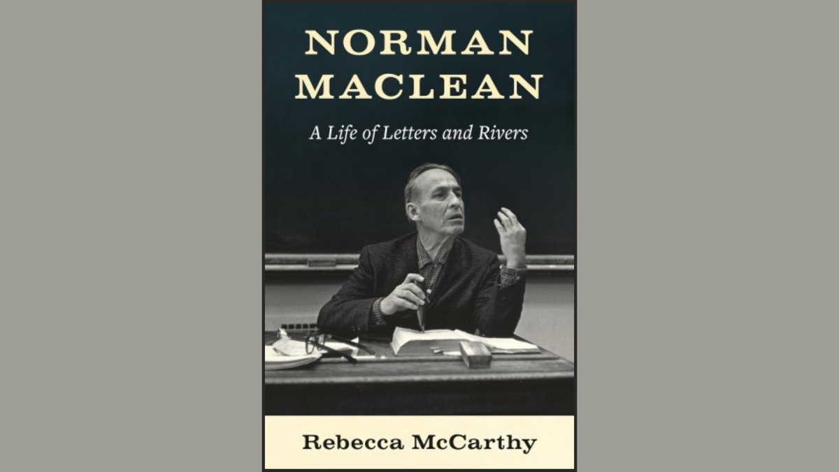 theChristianCentury (@christiancent) on Twitter photo Rebecca McCarthy traces Norman Maclean’s poetic sensibilities from his University of Chicago classroom to A River Runs Through It.
Review by Richard Lischer:
christiancentury.org/books/pages-so…
<a href="/UWAPress/">University of Washington Press</a> Rebecca McCarthy traces Norman Maclean’s poetic sensibilities from his University of Chicago classroom to A River Runs Through It.
Review by Richard Lischer:
christiancentury.org/books/pages-so…
<a href="/UWAPress/">University of Washington Press</a>