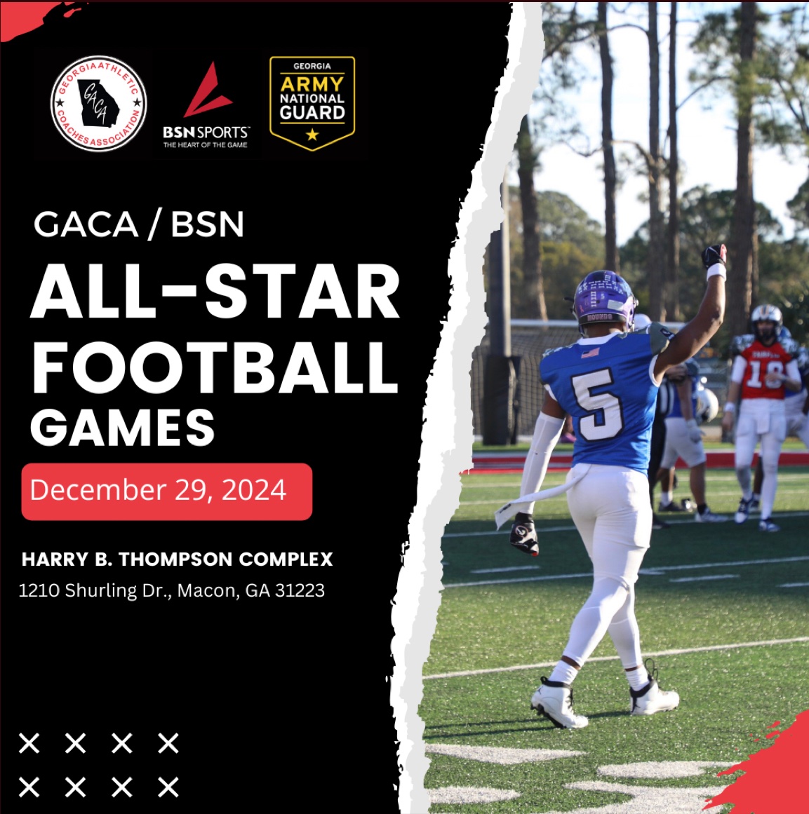 Blessed to be competing in the GACA All-Star game this weekend! <a href="/Rivals/">Rivals</a> <a href="/Velocity_FB/">Velocity Football Academy™</a> <a href="/WAAcademyFB/">Woodward Academy Football_Georgia</a> <a href="/Davis33Coach/">CoachRyanDavis33</a> <a href="/RustyMansell_/">Rusty Mansell</a> <a href="/RecruitGeorgia/">Recruit Georgia</a>
