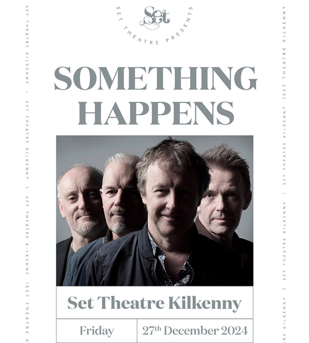 Something Happens (@thehappens1) on Twitter photo Looking forward to <a href="/SetKilkenny/">Set Theatre</a> tomorrow night … there’ll be lots of our songs, some of other people’s songs, one or two where we are not completely sure who owns them ... #somethinghappens #kilkenny #settheatre @RHMusik <a href="/tomhappens/">Tom Happens 🥶</a> <a href="/marmosets/">Alan Byrne</a> <a href="/alanconnormusic/">Alan Connor</a> Looking forward to <a href="/SetKilkenny/">Set Theatre</a> tomorrow night … there’ll be lots of our songs, some of other people’s songs, one or two where we are not completely sure who owns them ... #somethinghappens #kilkenny #settheatre @RHMusik <a href="/tomhappens/">Tom Happens 🥶</a> <a href="/marmosets/">Alan Byrne</a> <a href="/alanconnormusic/">Alan Connor</a>