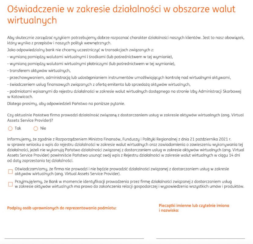 Bank ING mówi wprost: NIE KRYPTOWALUTOM!