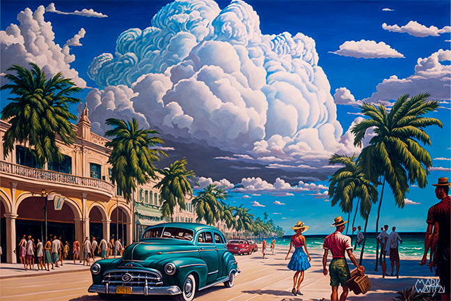 MarkWattsStudio's tweet image. Experience the vibrant energy of &apos;Mark Watts AI / Fun in Cuba&apos;! This stunning artwork bursts with color, transporting you straight to Havana! Embrace the rhythm, feel the joy, and let your world transform! 🎉🌴🖼️💃 #ArtTransforms #MarkWattsStudios markwattsart.com/products/copy-…