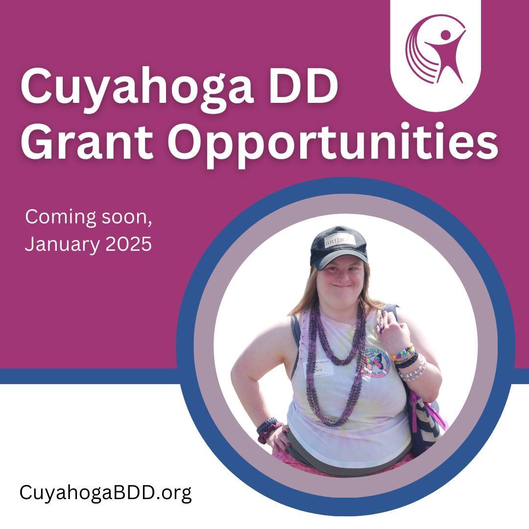 Assembly for the Arts (@assemblycle) on Twitter photo The Cuyahoga County Board of Developmental Disabilities is seeking proposals for its 2025 RFP cycle, closing January 31, 2025, 5PM. Deadline is January 31, 2025, by 5:00 PM! For more details or questions, email community.development@cuyahogabdd.org.
Five $10,000 grants available! The Cuyahoga County Board of Developmental Disabilities is seeking proposals for its 2025 RFP cycle, closing January 31, 2025, 5PM. Deadline is January 31, 2025, by 5:00 PM! For more details or questions, email community.development@cuyahogabdd.org.
Five $10,000 grants available!