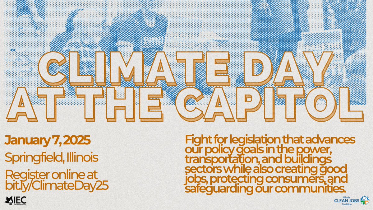 Do you rely on public transit, bikes, or walks to get from A to B? The Clean &amp; Equitable Transportation Act will expand these options &amp; improve access to clean vehicles. Tell your legislators to #ElectrifyIL at Climate Day at the Capitol on Jan 7! RSVP➡️ bit.ly/ClimateDay25