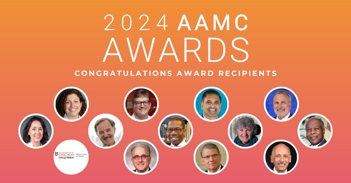 As we reflect on 2024, we celebrate the remarkable impact of the #AAMCAwards recipients. 
From advancing health equity to transforming medical education, these leaders inspire us to do better for patients, learners, and communities. 
Learn more: ow.ly/tmtC50UtE7k
