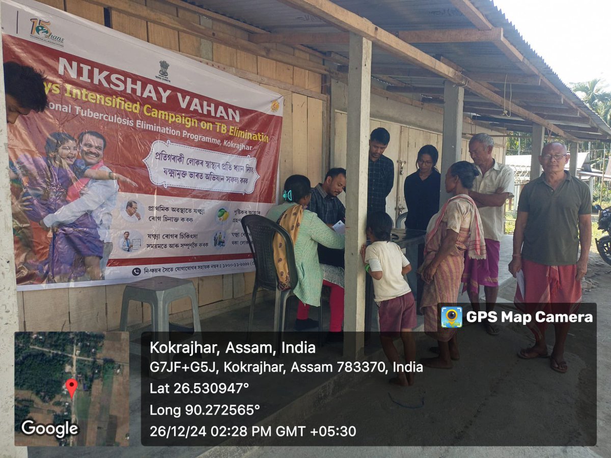 NTEP48152085145's tweet photo. ‘100 Days Intensified Campaign on TB Elimination’ 
A few glimpses of today’s Shivirs with Collaborative efforts from Mobile Medical Unit &amp; Hans Foundation!!!
@TbDivision @AssamSto @nhm_assam @dckokrajhar https://t.co/PMigqlJ4ry