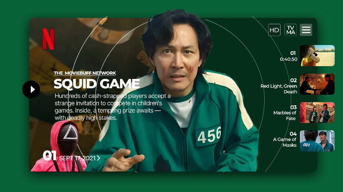 _Movie_buff's tweet photo. 🎥🍿  Squid  Game(2021)

🎭 : Action, Drama,Mystery
👄 : English
⭐️ :  8.0➖ IMDB

💬  Hundreds of cash-strapped players accept a strange invitation to compete in children's games. Inside, a tempting prize.. https://t.co/EWBB15cJms