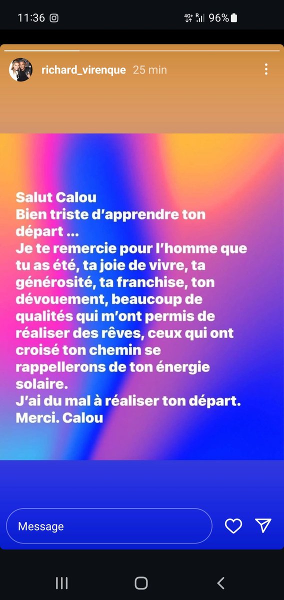 Miroir2Cyclisme's tweet photo. Les mots de Richard Virenque suite au décès de Pascal Hervé #pascalherve 🕯#cycling
📸 Richard Virenque (IG) https://t.co/N9Dd7yB7Xe