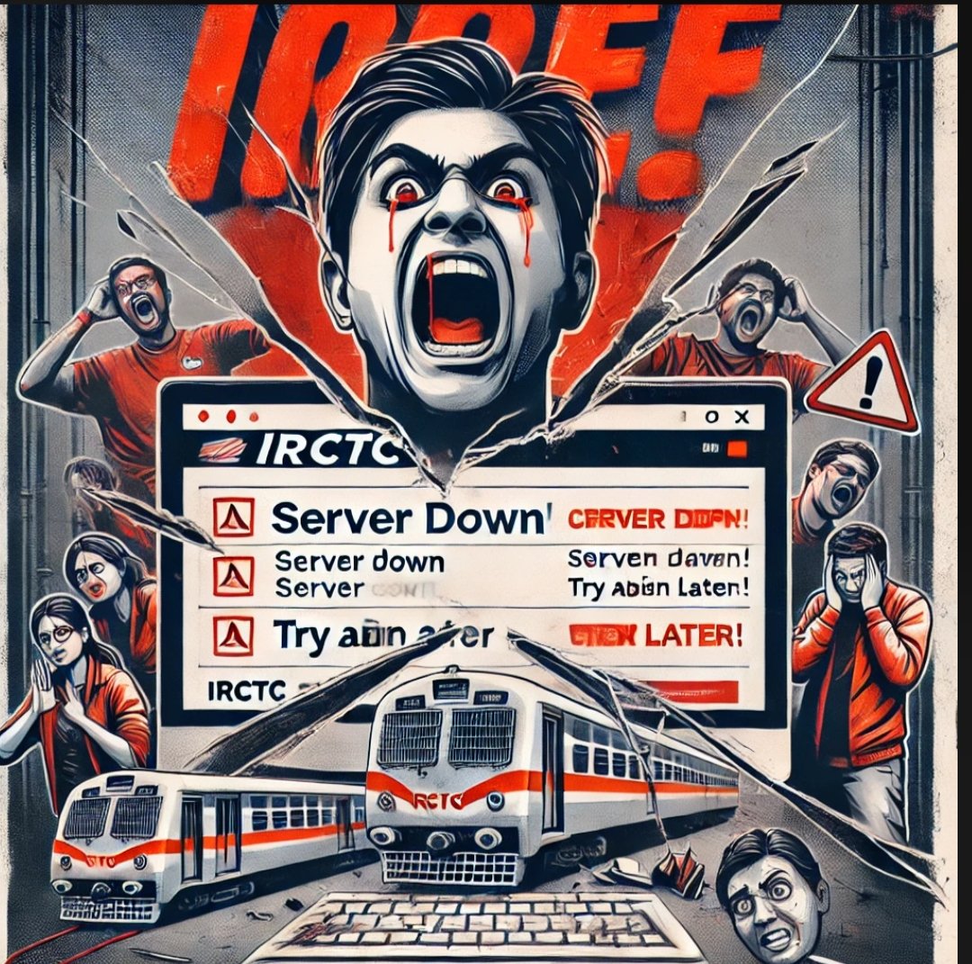 md_shaheen_alam's tweet photo. India: the world's largest IT hub, yet struggles to fix a basic website. Collecting taxes is easy, but delivering proper services? Still a dream. Prioritize efficiency over excuses. #DigitalIndia #Accountability #irctctatkal #irctcdown #irctccrash https://t.co/bSYiN4pYZc