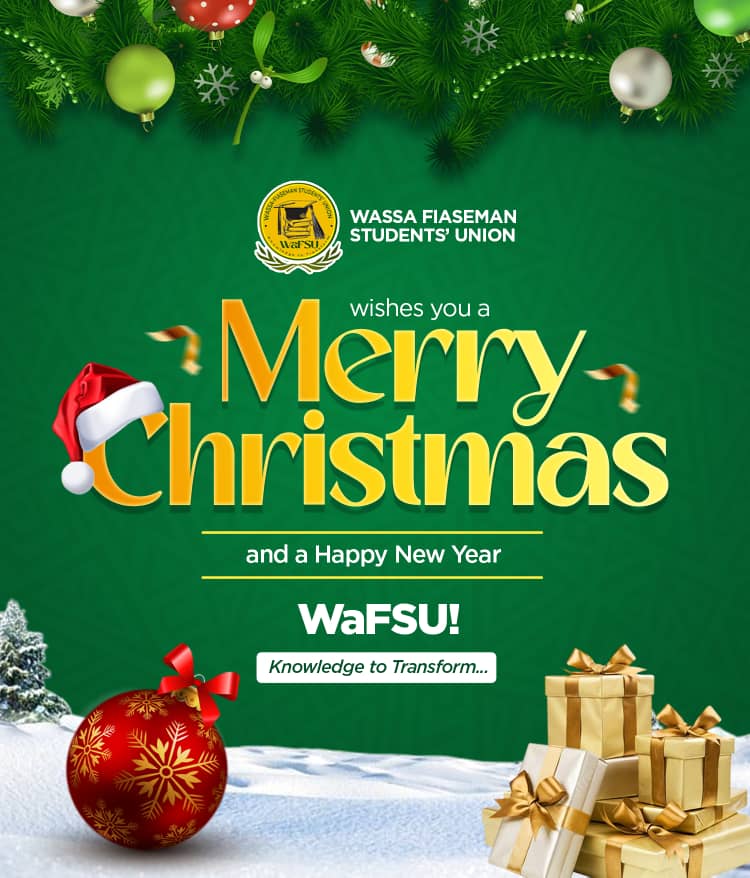 WaFSU_Official_'s tweet photo. Seasons greetings 
#MerryChristmas https://t.co/COLBniNbAU