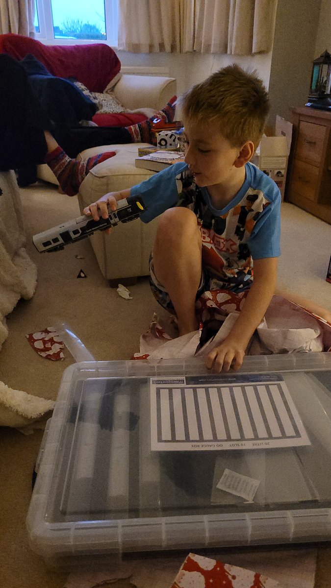 What an amazing Christmas, Santa brought me an S Stock and mummy and daddy found an amazing person to produce this 450 in new SWR livery. Thank you so much <a href="/3CIG_Max/">SouthWestMax</a> 

Such a happy boy 😊😊😊