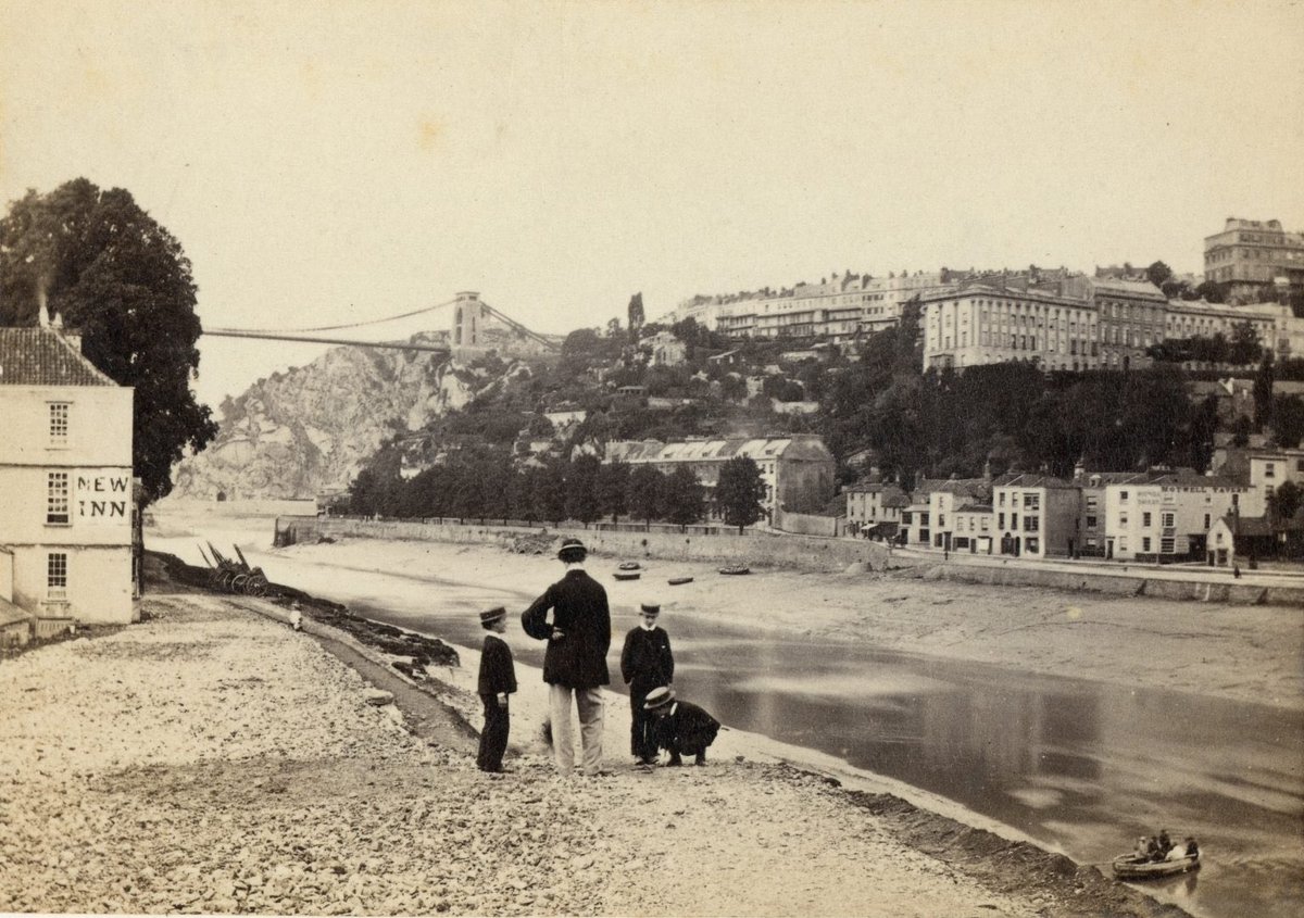 I acquired this photo as a postcard on a recent visit to the Clifton Suspension Bridge and couldn’t resist finding out what had happened to the pub as I never realised one had existed in this location on the other side of the River Avon from Hotwells. (1/9)