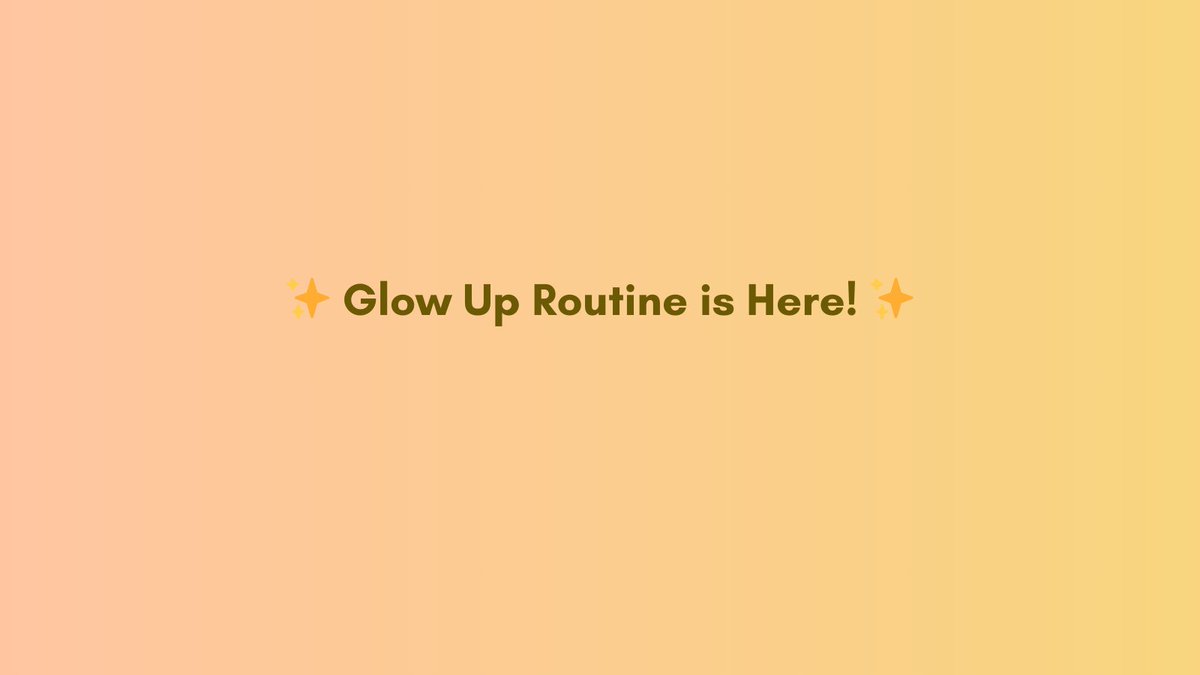 glowuproutine88's tweet image. Glow Up Routine is here! 🌟 Our first release, the 7-Day Reset Blueprint, is your ultimate guide to transforming your life mentally, spiritually, and physically.

✅ Let go of limiting beliefs
✅ Reprogram your subconscious
#GlowUpRoutine #SelfImprovement #Manifestation