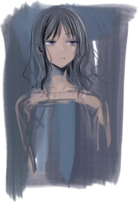 なんか目の描き分けバリエーションさすがに増やしたいよなあ全部おんなじ顔になる 