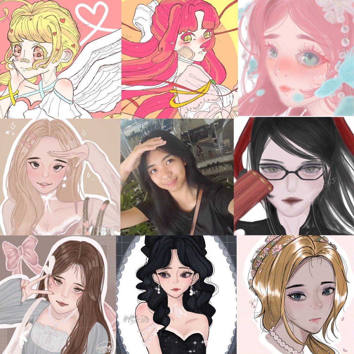 ☆Wanted to try this out too, so heres a collection of some of my best works from Jan to Dec!
(you can see the art style struggles ive been thru lmao^^")
#artvsartist2024 #artph 🎀✨️🌷🧸