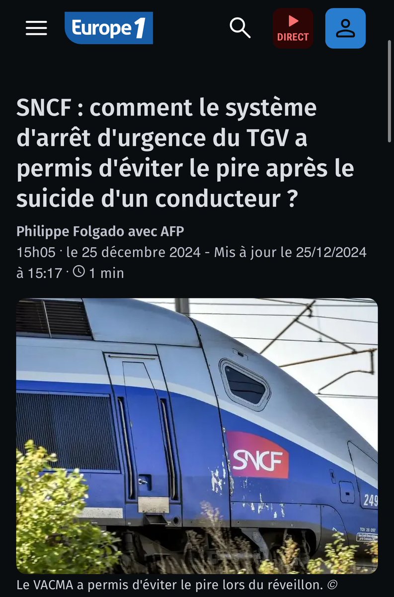 Doudou_TrainDoc's tweet photo. [#THREAD] Suite au drame qui touche toute la famille cheminote Française, la reprise est morose pour nous 😕.

On parle donc beaucoup de la VACMA, le système de sécurité qui a arrêté le TGV impacté.

Un système que les dépanneurs comme nous surveillons particulièrement…Focus🔎 https://t.co/4Y5PXOPbum