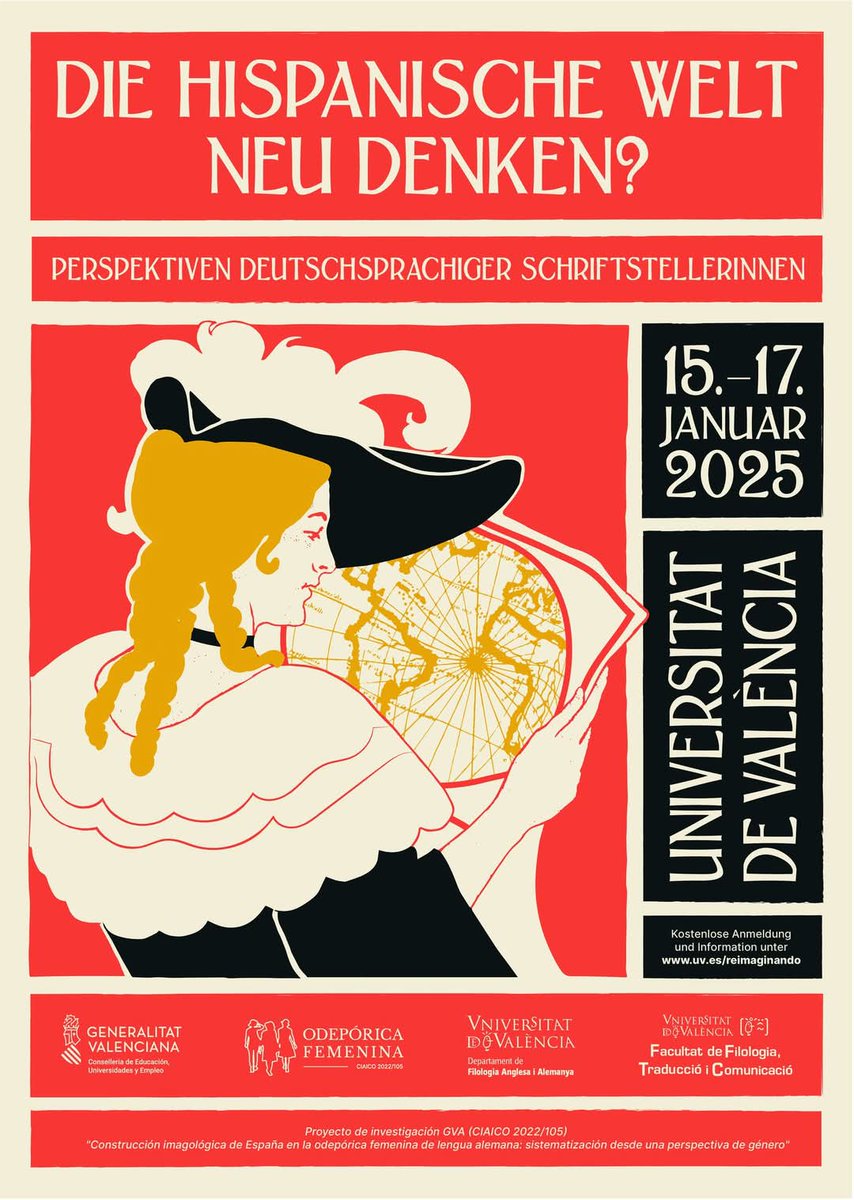 riale_uv's tweet photo. Nuestro congreso sobre mujeres viajeras: Universitat de València, 15-17 de enero de 2025. Inscripción gratuita abierta. Más información en https://t.co/Q9hBpxlYzv https://t.co/gBr9jjVOmX