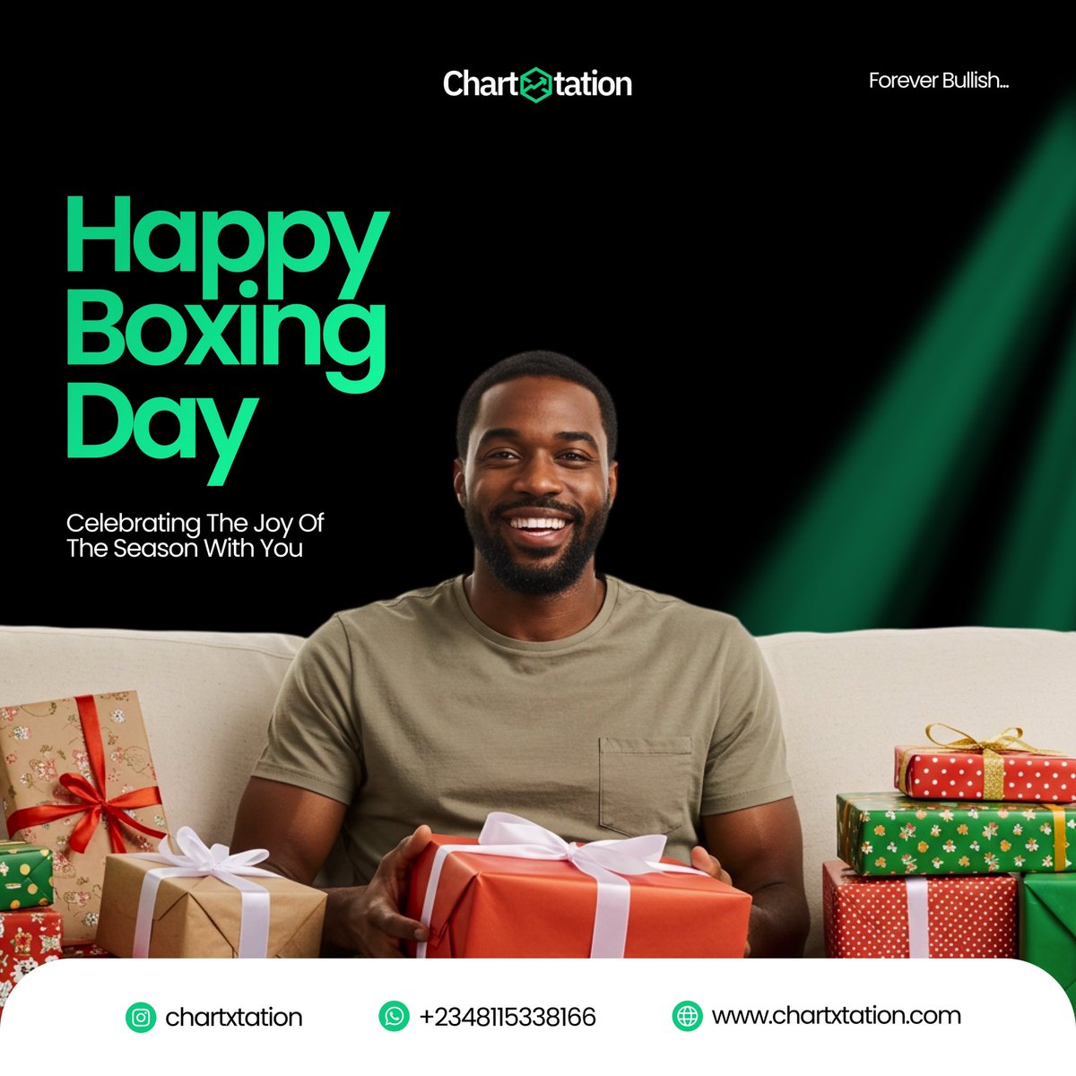 ChartXtation's tweet photo. Happy Boxing Day ChartXtationites 💚
Spread Love and not your legs😀 https://t.co/FDKI4kDHv2