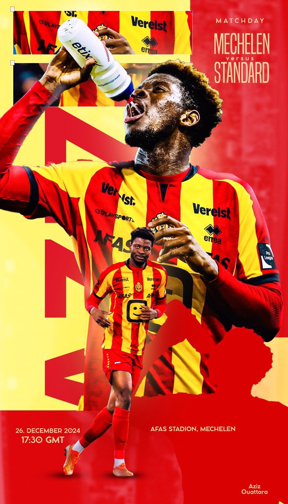 GhMaxi9's tweet photo. Matchday for KV Mechelen & Aziz Ouattara Mohammed π₯
#Maxigraphics #alphasportsllc https://t.co/qFddceW1hi