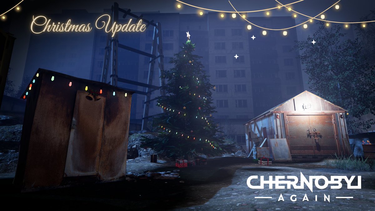 Merry Christmas, VR Explorers! 🎄

🕯️ Celebrate the holidays in the heart of the Exclusion Zone!
🎉 Chernobyl Again is part of the Meta Holiday Sale – the perfect time to embark on your next VR adventure.
🔗 meta.com/experiences/69…

#Christmas #chernobylagain #VR #update