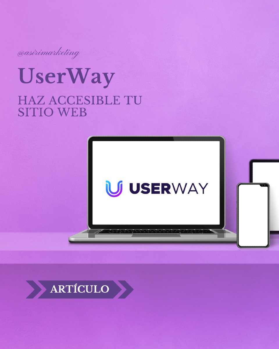 🌍 Haz tu sitio web más accesible con Userway 💻 Mejora la experiencia para personas con discapacidades y llega a una audiencia mayor.

🙋‍♀️Nuestra compañaera Angela Girón nos cuenta todo sobre esta herrameinta.
📎Leer artículo: s.mtrbio.com/zklcwzhofn 

#UserWay #Accesibilidad
