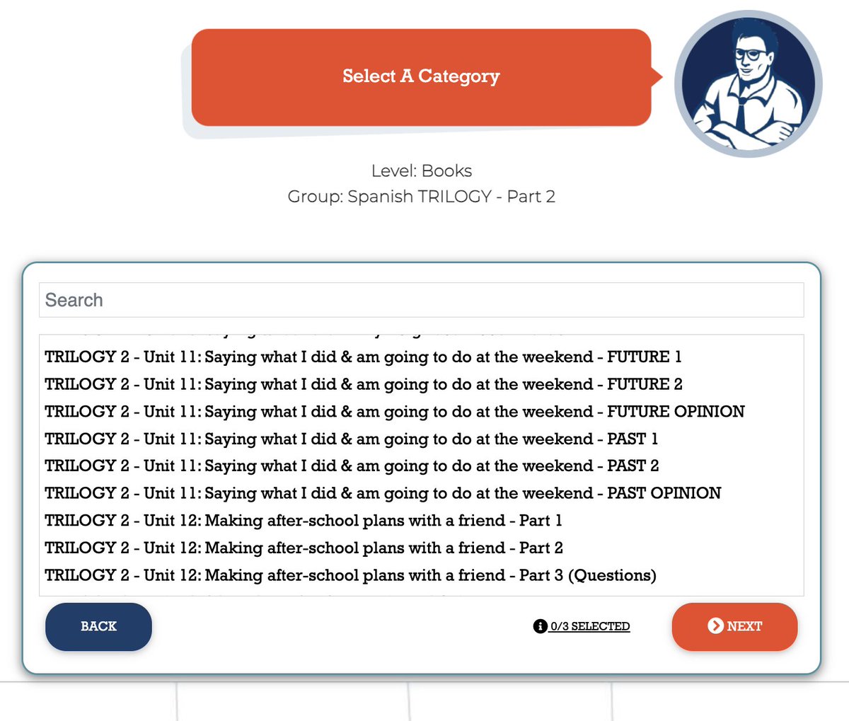 MrVinalesMFL's tweet photo. Have spent the last week overhauling the Spanish Sentence Builders - TRILOGY 2 - Vocab Trainers on https://t.co/qbyX2TOypi - all structures now included, with the 13 book units split (by main communicative functions) across a total of 37 games!

Enjoy :)) 🐧🙏♥️

#mfltwitterati https://t.co/z6gDEHp939