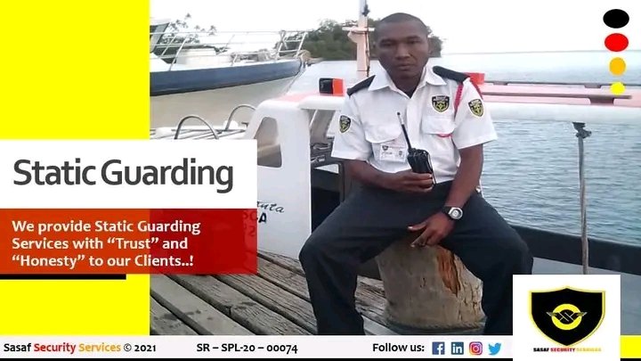 Sasaf_Security's tweet photo. #Static_Guarding https://t.co/Sz4a8ghfRb