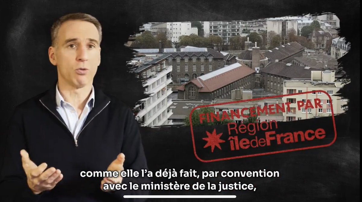 Gérald Darmanin a annoncé vouloir construire des établissements adaptés aux courtes peines.
Parce que leur degré de sécurisation n’est pas le même, c’est du bon sens.
En mars, avec l’<a href="/UDI_iledefrance/">UDI Île-de-France</a>, nous faisions adopter un vœu pour que la région participe à leur création.