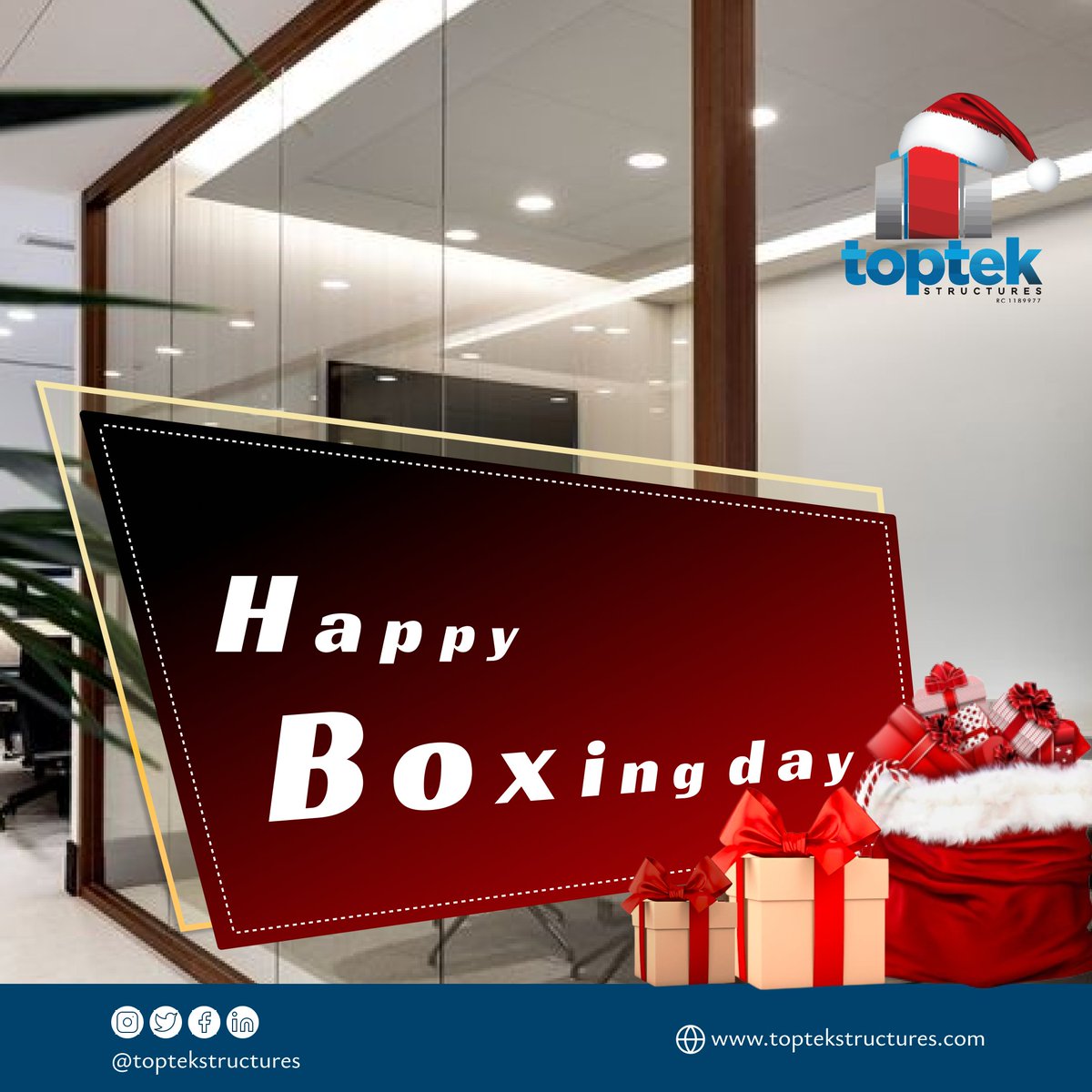 toptekltd's tweet image. To unboxing happiness this season and beyond... Happy Holidays.

#Toptek #boxingday #happyholidays #joyfiesta #joy