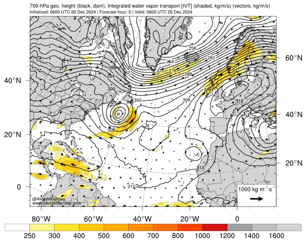 EstebanWXcast's tweet photo. 2/3 Convergencia de alisios del NE, de fuerza 5-6, en la VM-EPAC genera convección profunda al sur de Centroamérica y aguas adyacentes. Vientos monzónicos del oeste a tierra y orografía causan tormentas aisladas en Colombia. Dorsal subecuatorial en altura ventila la convección. https://t.co/Clu9aqTJoB