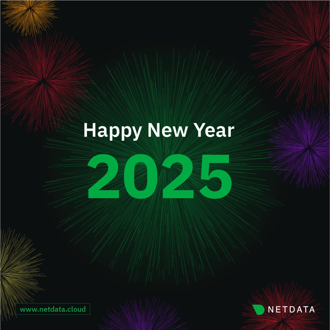 netdatahq's tweet photo. Happy New Year from all of us at #Netdata! 💚
Here’s to a year full of growth, smoother systems, and moments worth celebrating—both online and offline!🌟
Thank you for being part of our journey. Let’s make #2025 an amazing one! https://t.co/hFM8gkKYgE